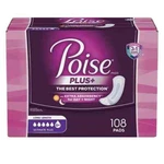 Poise Plus Ultimate Absorbency Pads 108 Long Length For Day Night Time. Fixed Price $59.99.