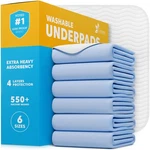 Green Lifestyle Washable Underpads - Large Incontinence Pet Pads, Reusable F.... Fixed Price $77.35.