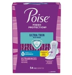 Poise Ultra Thin Incontinence & Postpartum Pads With Wings For Bladder Leaks, 4. Fixed Price $15.00.