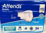 Attends Briefs Adult Diapers Med 32 -44 Extra Heavy Absorbency 24 Ct Latex Free. Fixed Price $14.00.