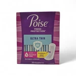 Poise Ultra Thin Incontinence Pads For Women, 5 Drop Max Absorbency Long 36 Ct. Fixed Price $18.95.
