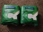 Two Full Bags Medline Fitright Optifit Disposable Briefs Size 20 Ct Each. Fixed Price $19.99.