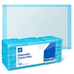 Blue Disposable Incontinence Underpads 23 36 150 Count Light Absorbency Chux. Fixed Price $88.99.