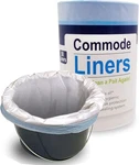 Commode Liners - Of 50 Disposable Count (pack 1), White. Fixed Price $22.85.