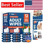 Gentle Xxl Adult Wet Wipes Thick, No-rinse Bathing Alternative For Seniors. Fixed Price $56.69.