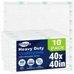 Heavy Duty Underpads 40X40 Inch - 180 Gram Absorbent Disposable Bed Pads, Lea.... Fixed Price $35.06.