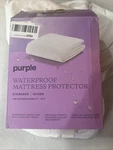 Purple Waterproof Mattress Protector Standard Queen New. Fixed Price $89.00.