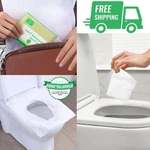 Soft Toilet Seat Covers Disposable 110PCS Flushable Travel Essential Accessories. Fixed Price $17.64.