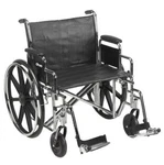 Mckesson Standard 24" Wheelchair With Swing Away Footrests. Fixed Price $799.69.