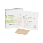 Mckesson Silicone Foam Dressings 4X4" Square Adhesive With Border Sterile 10 Ct. Fixed Price $24.96.