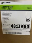 (case Of 400) Halyard 48139 Absorbent Tray Liner 20" X 25". Fixed Price $78.20.