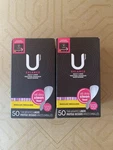 Packs Of U By Kotex Balance Daily Liners All Day Clean 2X50=100 Total. Fixed Price $12.99.