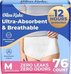 Olins Kako Adult Incontinence & Postpartum Bladder Leak Underwear Women Size. Fixed Price $59.99.