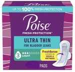Poise 228 Count Women Incontinence Panty Liners Bladder #3 Light Ultra Thin. Fixed Price $42.99.