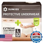 Sunkiss Women Incontinence Underwear, Daytime Disposable Postpartum Adult Pantie. Fixed Price $71.01.