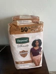 Two Depend Silhouette Underwear, Medium, Maximum Absorbency, 22 Count. Fixed Price $19.00.