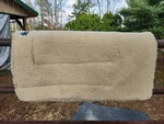 Toklat Coolback Orthopedic Fleece Western Saddle Underpad Cream 29 X 30. Fixed Price $90.00.