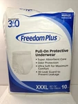 Case Of 50 Essential 360 Freedom Plus Pull-on Protective Underwear 3XL 60"-78". Fixed Price $45.00.