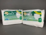 Lot Of 2- 18 Pk Select Incontinence Product Disposable Absorbent Underwear Large. Fixed Price $19.99.