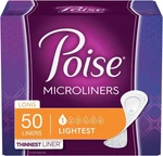 Poise Microliners, Incontinence Panty Lightest Absorbency, Long, 50.... Fixed Price $10.49.