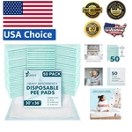 Extra Large 30X36 Disposable Dog Pads - 50 Pack For Incontinence & Accidents. Fixed Price $79.99.