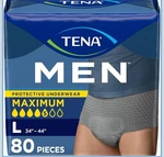 Tena Protective Adult Incontinence Underwear For Men, Maximum, Large, 80. Fixed Price $39.90.