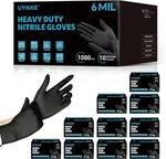 Heavy Duty 6 Mil Nitrile Black Gloves Disposable Latex Free Rubber Cooking Clean. Fixed Price $136.88.
