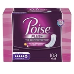 Poise Plus Ultimate Absorbency Long Pads, 108 Count. Fixed Price $76.99.