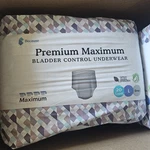 Because Premium Maximum Bladder Control Underwear Sz Gray, 3X20, 60 Count. Fixed Price $37.72.
