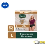 Depend Silhouette Incontinence Underwear For Women, Postpartum, Large, 52 Count. Fixed Price $58.99.