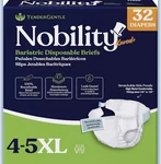 4-5XL Adult Diapers For Women And Case Of 32 Bariatric Disposable Brief.... Fixed Price $55.20.