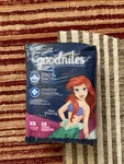 15 Count Goodnites Girl Night Time Underwear Size Xs 3-5 Disney Little Mermaid. Fixed Price $12.99.