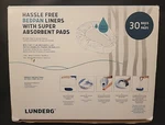 Lunderg Bedpan Liners With Super Absorbent Pads Value Pack 30 Count Medical New. Fixed Price $18.50.