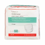 Cardinal 14553100 Sure Care Ultra Adult Heavy Absorbent Underwear, White - Extra. Fixed Price $22.49.