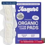 August Regular & Super Cotton Menstrual Pads, 72 (36+36) Ultra Thin With. Fixed Price $52.30.