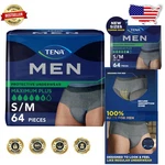 Tena Men's Protective Underwear S/m 64 Count - Discreet, Absorbent, Cottony Soft. Fixed Price $102.59.