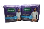 Depend Overnight Protective Underwear For Men Sz 28 Total Count, X 14. Fixed Price $33.99.
