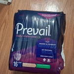 Prevail Daily Underwear For Women Ex 16 Count Maximum Absorbency, Maxsorb Gel,. Fixed Price $12.00.