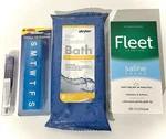 Self-carr Bath Stryker Sage Cleansing Washcloths Pill Case Thermometer Enema. Fixed Price $15.95.