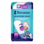 20 Count Because Overnight Incontinence Booster Pads For Women Elder Senior. Fixed Price $21.00.