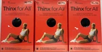 3PK Thinx For All Period Leak Proof Underwear Extra Large Black Read. Fixed Price $39.95.