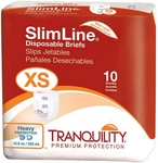 Tranquility Slimline Briefs Unisex Refastenable Tabs Heavy Absorb X-small 10. Fixed Price $14.60.