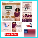 Depend Silhouette Pink Adult Diapers, Maximum Absorbency, 14 Count, Size Medium. Fixed Price $26.99.