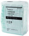 Cardinal Health Underpads Wings Plus Heavy Absorbency Green 30X 36IN Case Of 60. Fixed Price $38.04.