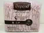 Depend Night Defense Protection Women's Small Underwear Dry Shield Blush (16 Ct). Fixed Price $8.99.