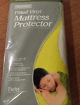 Bedding Vinyl Mattress Pad Protector Strong White 39X75 American Textile. Fixed Price $19.95.