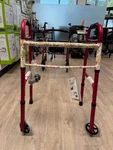 Nova Designer Adult Folding Walker W/5" Wheels, Pink. Fixed Price $99.95.