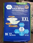 Med Pride Premium Adult Briefs With Refastenable Tabs Xx- Large 12 New. Fixed Price $18.50.