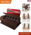Diverse 235 Pcs Felt Pads - Essential Floor Protectors For All Furniture Types. Fixed Price $25.99.