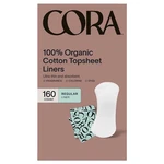 Cora 100% Organic Cotton Topsheet Liners, 160 Count. Fixed Price $38.99.